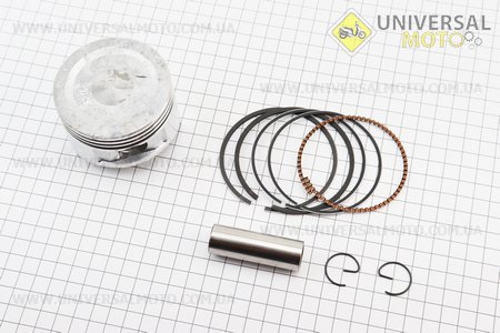 УЦІНКА МБ-D168F Поршневий комплект (поршень, кільця, палець) 170F 70мм +0,25, (H=49мм, палець 18мм) (наліт іржі, див. фото). Китай (Уцінка / UM6015-V55)