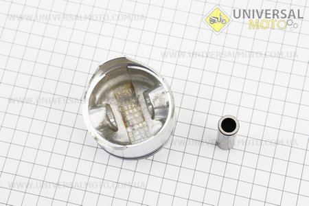 Поршень, кільця, палець комплект 160F 60мм, H=46мм STD(палец 13мм). Китай (Запчастини на мотоблок з двигуном 168F / UM6015-V67)