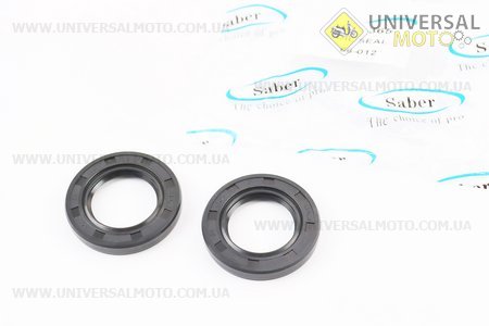 Сальники 25х41,25х6 колінвала, комплект 2шт 168F/170F. SABER (Запчастини на мотоблок з двигуном 168F / UM6016-V53)