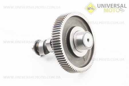Розподільчий вал + шестерня Z = 78 186F/188F/190F/192F, запрессований. Китай (Запчастини на мотоблок з двигуном 178 и 186F / UM6020-V11)