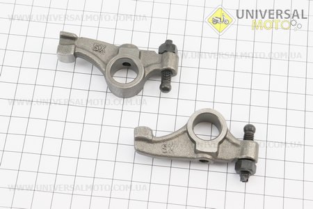 Коромисло клапану комплект 2шт 186F. Китай (Запчастини на мотоблок з двигуном 178 и 186F / UM6020-V13)