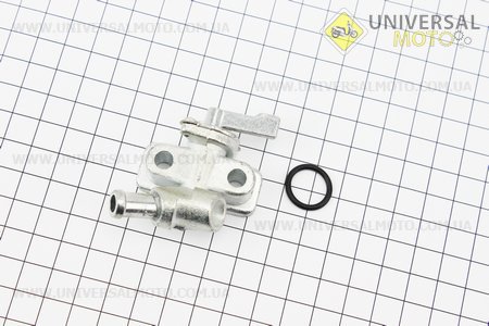 Кран паливний 170F/173F/178F/186F/188F/190F/192F + прокладка. Китай (Запчастини на мотоблок з двигуном 178 и 186F / UM6020-V23)