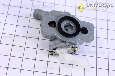 Кран паливний 170F/173F/178F/186F/188F/190F/192F + прокладка. Китай (Запчастини на мотоблок з двигуном 178 и 186F / UM6020-V23)