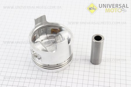 Поршень, кільця, палець комплект 186F 86мм STD (форкамера в формі "Конуса"). Китай (Запчастини на мотоблок з двигуном 178 и 186F / UM6020-V47)