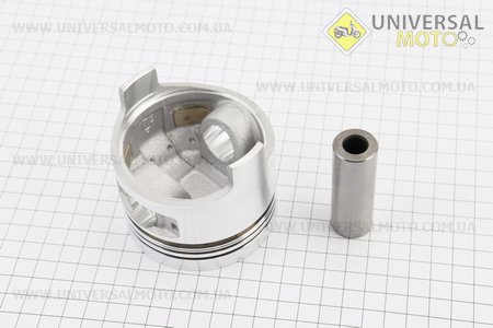 Поршень, кільця, палець комплект 178F 78мм STD (форкамера в формі "Конуса"). Китай (Запчастини на мотоблок з двигуном 178 и 186F / UM6020-V48)