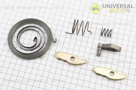 Ремонтний комплект ручного стартеру (кулачок-2шт, пружина-3шт) 186F. Китай (Запчастини на мотоблок з двигуном 178 и 186F / UM6020-V53)