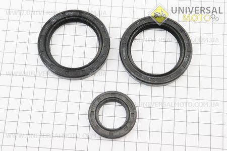 Сальники (25x40x7-1шт, 45x62x10-2 штуки ) редуктора комплект . Китай (Мотоблок с двигателем 178/186F / UM6020-V70)