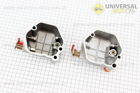 Кришка головки циліндру (клапанів) 178F Витязь / Кама 2 отвори. Китай (Запчастини на мотоблок з двигуном 178 и 186F / UM6021-V47)