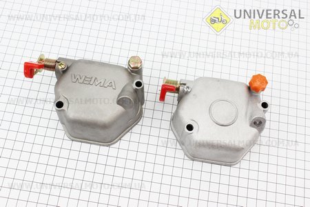 Кришка головки циліндру (клапанів) 178F Витязь / Кама 2 отвори. Китай (Запчастини на мотоблок з двигуном 178 и 186F / UM6021-V47)