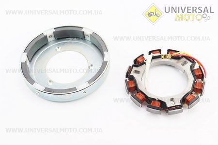 Генератор (шість магнітів) 178F / 186F/188F/190F/192F. Китай (Запчастини на мотоблок з двигуном 178 и 186F / UM6021-V53)