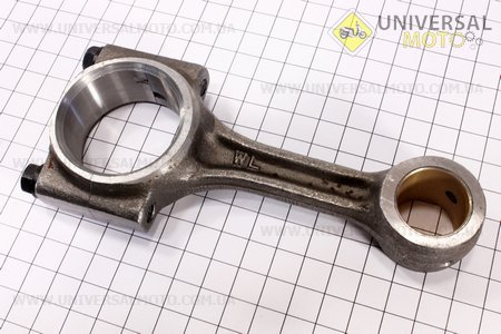 Шатун (D-39мм, d-21мм) 176F / 178F. Китай (Запчастини на мотоблок з двигуном 178 и 186F / UM6021-V66)