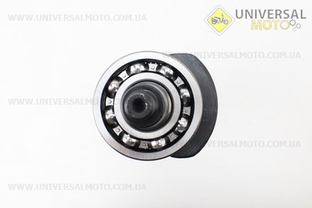 Колінвал 186F під шліц + шестерні + підшипник, запресованих. Китай (Запчастини на мотоблок з двигуном 178 и 186F / UM6021-V79)