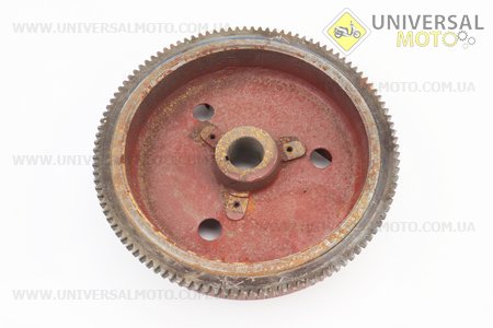 Маховик + вінець 186F. Китай (Запчастини на мотоблок з двигуном 178 и 186F / UM6021-V80)