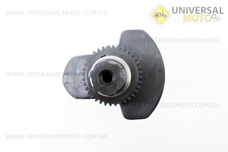 Колінвал 178F під шліц + шестерні + підшипник, запресованих. Китай (Запчастини на мотоблок з двигуном 178 и 186F / UM6021-V83)