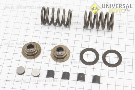 Клапанний механізм комплект 12шт 186F/188F/190F/192F. Китай (Запчастини на мотоблок з двигуном 178 и 186F / UM6021-V90)