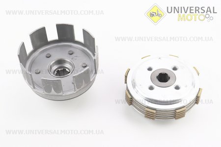 Зчеплення в зборі (корзина d-25мм, внутрішня частина d-20мм). Китай (Запчастини на мотоблок з двигуном 178 и 186F / UM6021-V96)