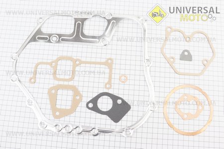 Прокладки двигуна 186FA 86мм ZUBR 3 отвори, комплект 9 деталей. Китай (Запчастини на мотоблок з двигуном 178 и 186F / UM6022-V09)