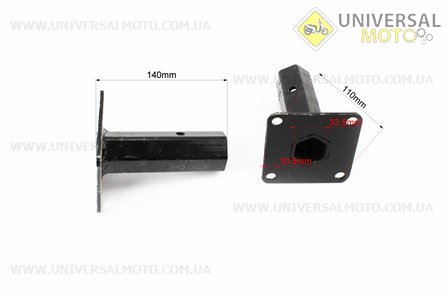 Маточина колеса на вал 32мм, 14см, 4 отвориx110мм комплект 2шт. Китай (Запчастини на мотоблок з двигуном 178 и 186F / UM6022-V19)