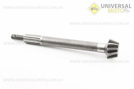 Вал піввісь первинний Z = 10. Китай (Запчастини на мотоблок з двигуном 178 и 186F / UM6022-V23)