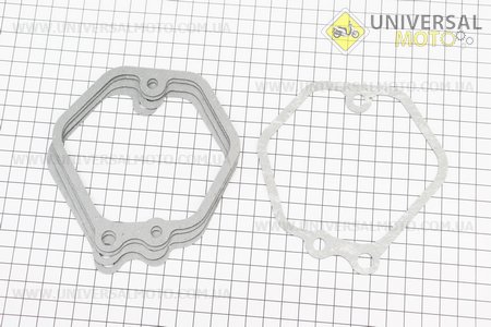 Прокладка кришки головки циліндра (клапанів) 186F Витязь / Кама 2 отвори, комплект 5шт. Китай (Запчастини на мотоблок з двигуном 178 и 186F / UM6022-V30)