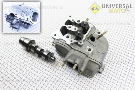 Головка 178F Витязь/Кама +распредвал+коллектор воздушный в сборе 