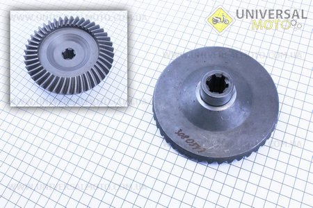 Шестерня піввісь первинного валу Z = 43 Тип №2. Китай (Запчастини на мотоблок з двигуном 178 и 186F / UM6022-V45)