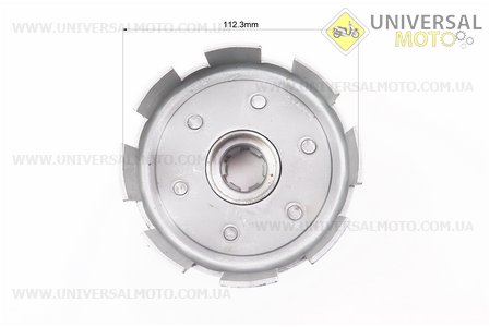Зчеплення - корзина d-25мм Тип №1. Китай (Запчастини на мотоблок з двигуном 178 и 186F / UM6022-V46)