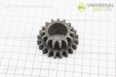 Шестерня КПП задньої передачі Z = 15x20. Китай (Запчастини на мотоблок з двигуном 178 и 186F / UM6022-V49)