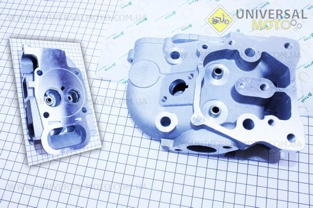 Головка 178F Витязь/Кама пустая. Китай (Мотоблочный двигатель 178/186F / UM6022-V69)