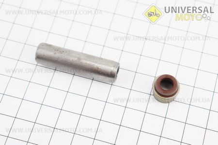 Напрямна клапану + сальник 186F. Китай (Запчастини на мотоблок з двигуном 178 и 186F / UM6022-V84)
