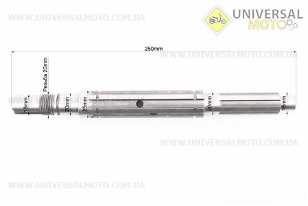 Вал КПП первинний. Китай (Запчастини на мотоблок з двигуном 178 и 186F / UM6022-V87)