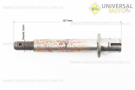 Вал КПП задньої передачі. Китай (Запчастини на мотоблок з двигуном 178 и 186F / UM6022-V88)
