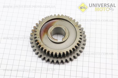Шестерня КПП вторинного валу Z = 39x40, Øвн. = 25мм. Китай (Запчастини на мотоблок з двигуном 178 и 186F / UM6023-V01)