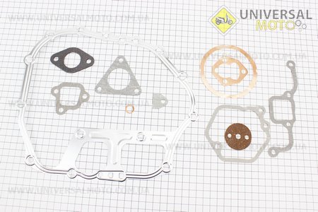 Прокладки двигателя 178F Витязь/Кама комплект 11 штук . Viper (Мотоблочный двигатель 178/186F / UM6023-V21)