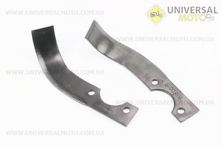 Ніж фрези 178F / 186F лівий / Пр. комплект 2шт. Китай (Запчастини на мотоблок з двигуном 178 и 186F / UM6023-V27)
