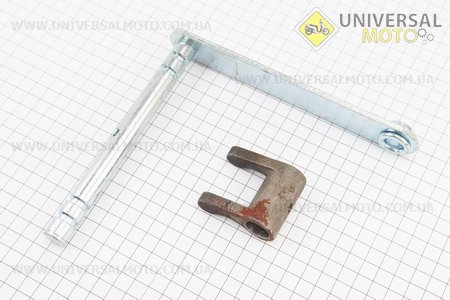 Вилка зчеплення + важіль. Китай (Запчастини на мотоблок з двигуном 178 и 186F / UM6023-V51)