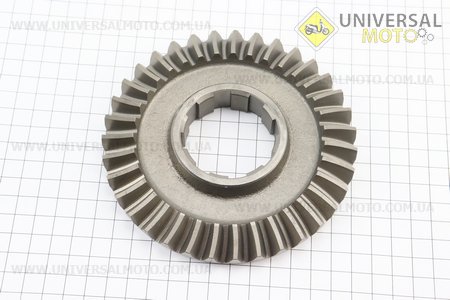 Шестерня піввісь вторинного валу Z = 35 Тип №1. Китай (Запчастини на мотоблок з двигуном 178 и 186F / UM6023-V57)