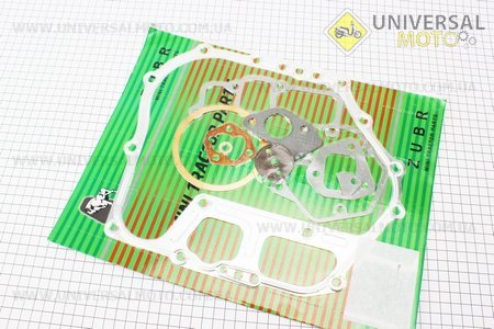 Прокладки двигуна 186F 86мм ZUBR 3 отвори, комплект 10 деталей. Viper (Запчастини на мотоблок з двигуном 178 и 186F / UM6023-V62)