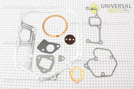 Прокладки двигуна 186F 86мм ZUBR 3 отвори, комплект 10 деталей. Viper (Запчастини на мотоблок з двигуном 178 и 186F / UM6023-V62)