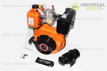 Двигатель мотоблочный в сборе под шлиц диаметром 25мм 6 л.с. 178F (HT-105). ТАТА (Двигатель / UM6023-V64)