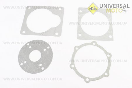 Прокладки КПП, комплект 4 деталі, Тип №2. Китай (Запчастини на мотоблок з двигуном 178 и 186F / UM6023-V81)