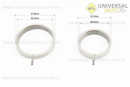 Сідло клапану комплект 2шт 186F. Китай (Запчастини на мотоблок з двигуном 178 и 186F / UM6023-V87)