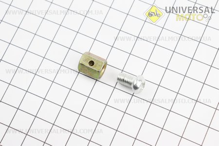 Затиск тросу. Китай (Запчастини на мотоблок з двигуном 178 и 186F / UM6023-V95)