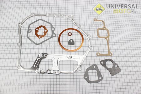Прокладки двигуна 186F 86мм Витязь / Кама 2 отвори, комплект 9 деталей Тип №1. Китай (Запчастини на мотоблок з двигуном 178 и 186F / UM6023-V99)