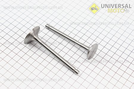 Клапан впускной, выпускной, комплект 2 штуки 186F. ТАТА (Мотоблочный двигатель 178/186F / UM6025-V24)