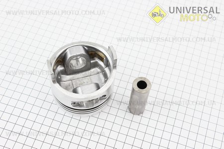 Поршень, кільця, палець комплект 178F 78мм +0,25 (форкамера в формі "Конуса"). TATA (Запчастини на мотоблок з двигуном 178 и 186F / UM6025-V37)