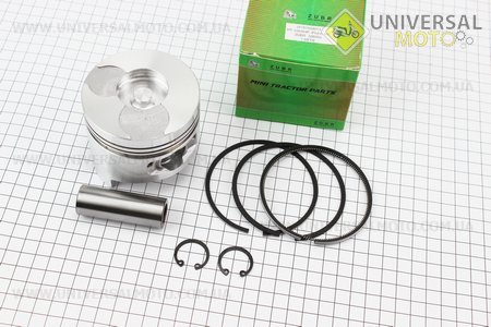 Поршень, кільця, палець комплект 178F 78мм STD (форкамера в формі "усіченого конуса"). Viper (Запчастини на мотоблок з двигуном 178 и 186F / UM6025-V50)