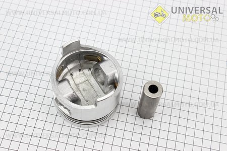 Поршень, кільця, палець комплект 178F 78мм +0,25 (форкамера в формі "усіченого конуса"). Viper (Запчастини на мотоблок з двигуном 178 и 186F / UM6025-V51)