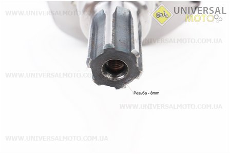 Коленвал 186F под шлиц + шестерни + подшипник. ТАТА (Мотоблочный двигатель 178/186F / UM6025-V68)