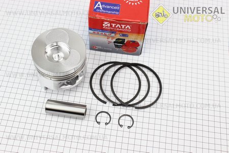 Поршень, кільця, палець комплект 186F 86мм STD (форкамера в формі "Конуса"). TATA (Запчастини на мотоблок з двигуном 178 и 186F / UM6025-V81)